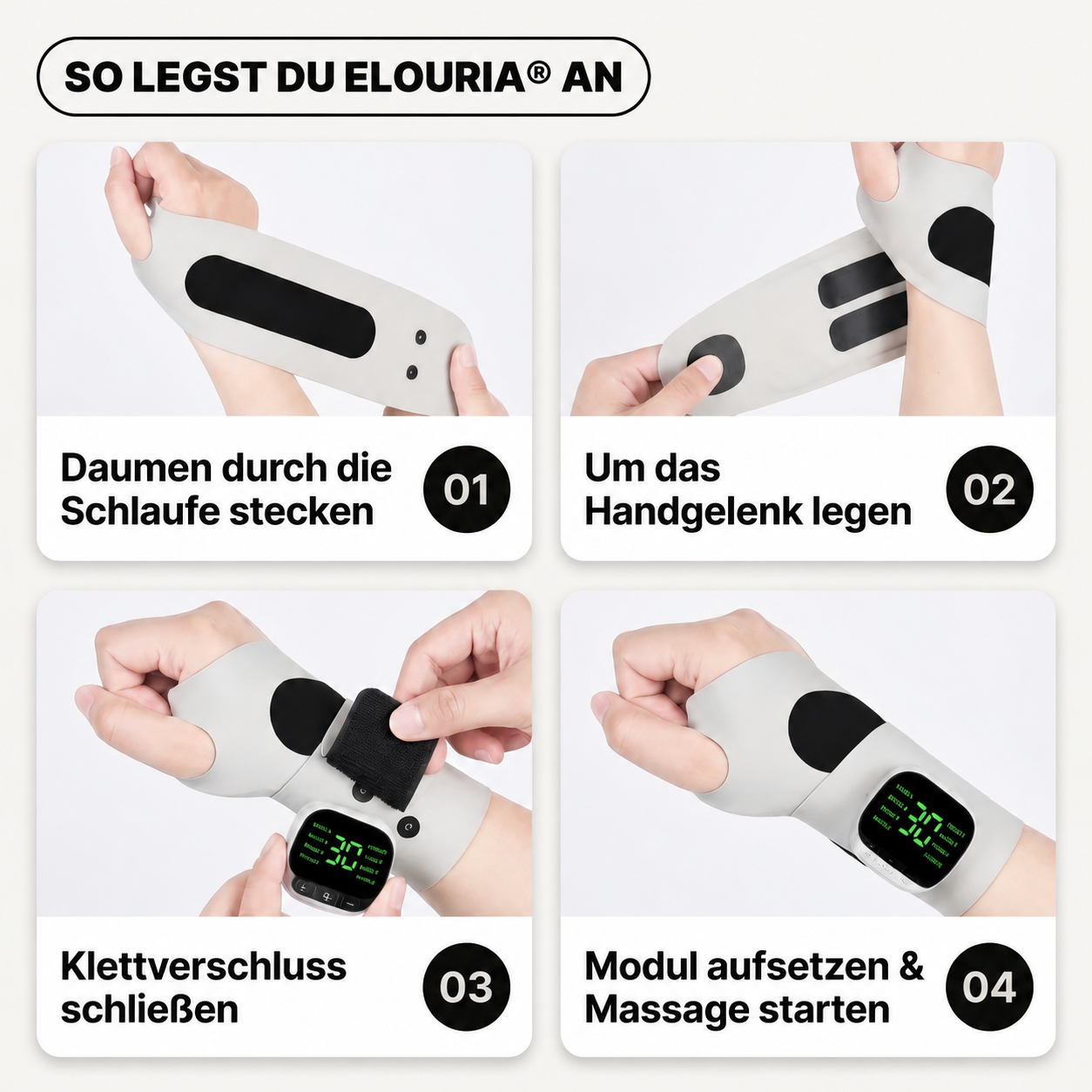 Elouria Handgelenk-Massager